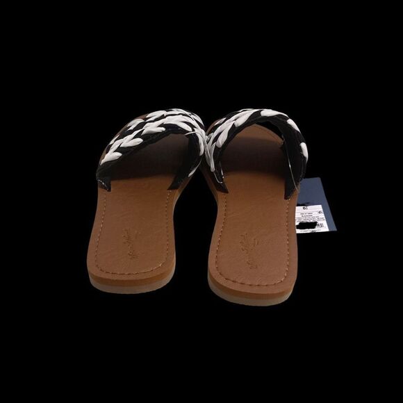 UNIVERSAL THREAD Women’s Black/Eve Slip On Sandals Size 6.5 - Picture 8 of 9